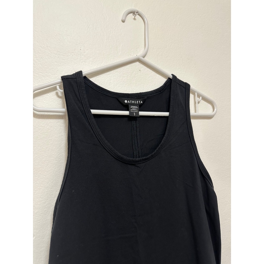 Athleta Black Activewear‎ Tank Top Womens Small Sleeveless Athletic Workout Gym - Picture 3 of 5